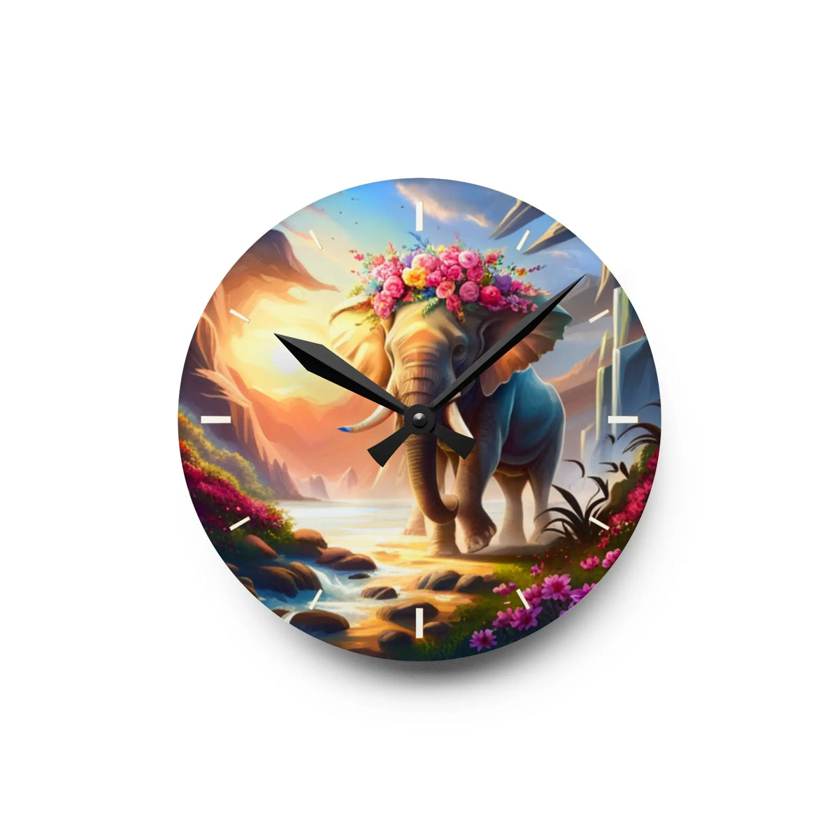 The Matriarch Maze Acrylic Wall Clock - Graphic Jaw