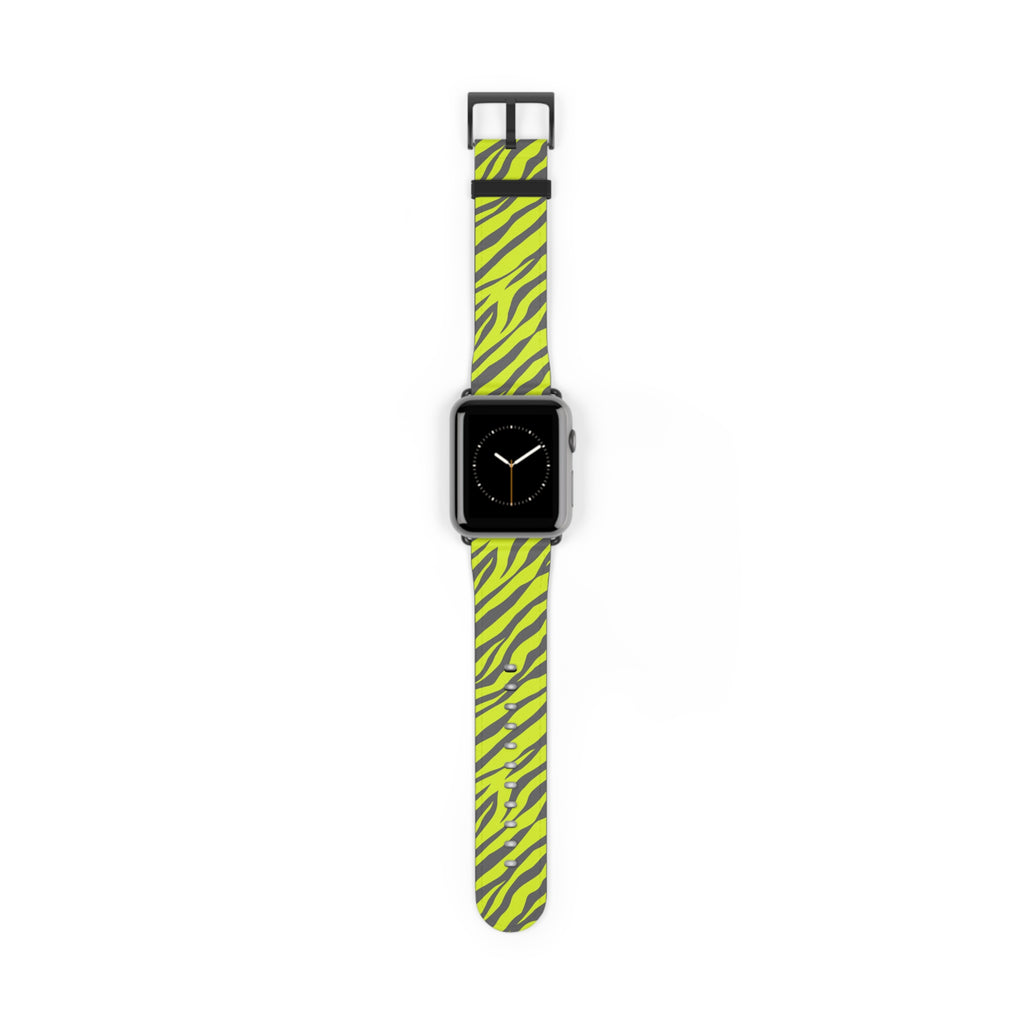 Chartreuse Tiger Watch Band