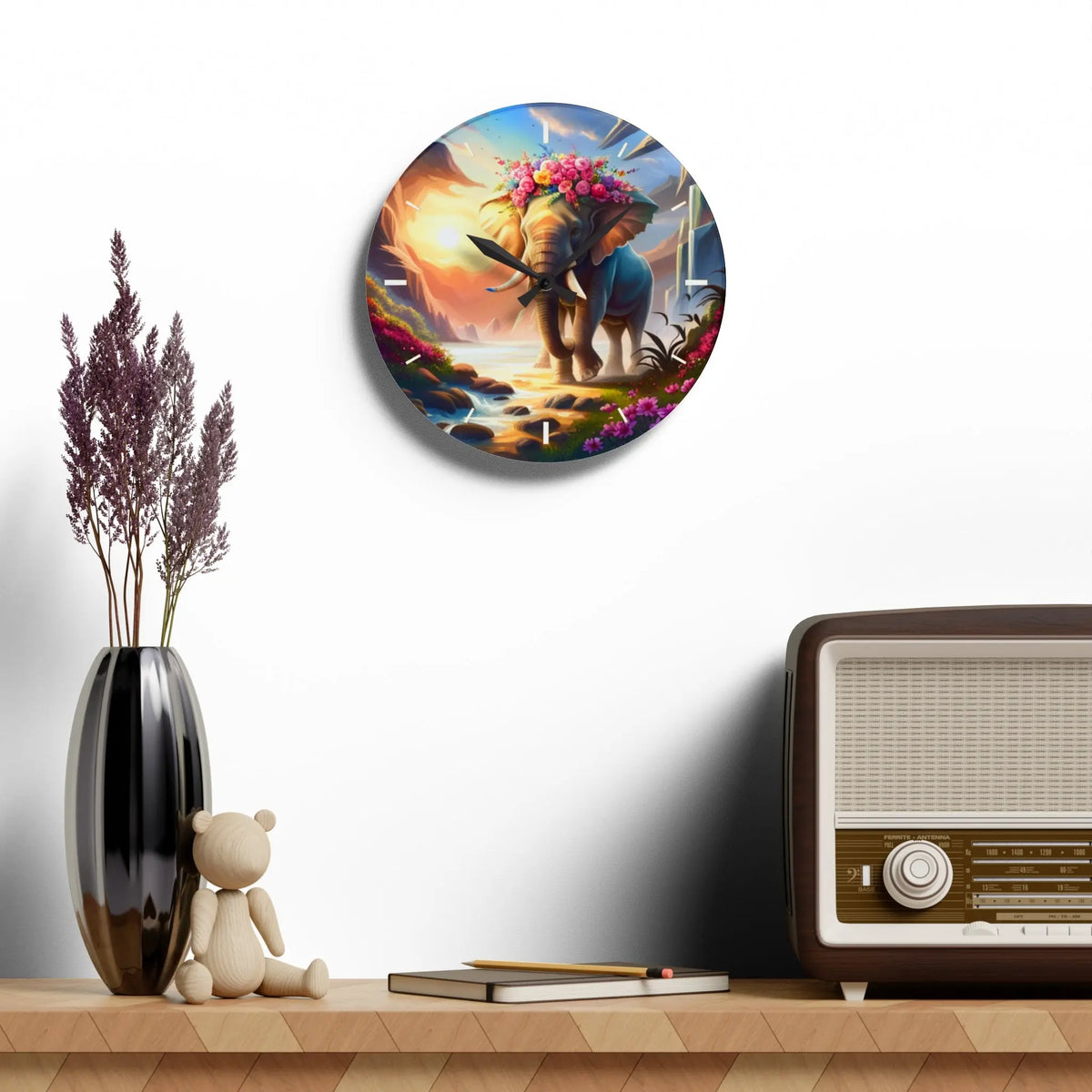 The Matriarch Maze Acrylic Wall Clock - Graphic Jaw