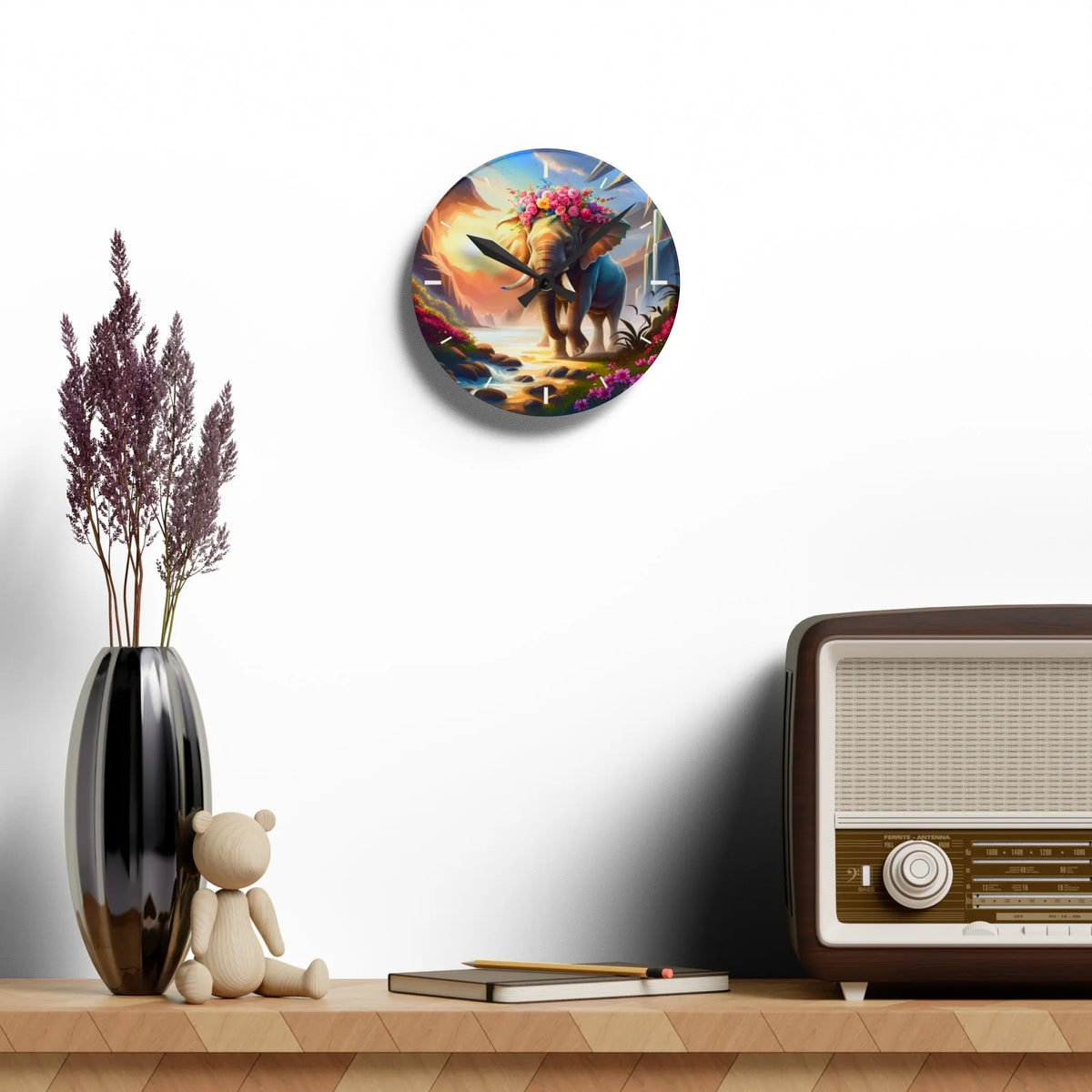 The Matriarch Maze Acrylic Wall Clock - Graphic Jaw
