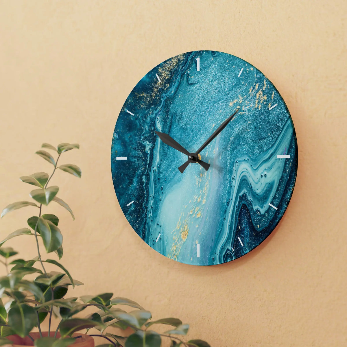 Ten Peak (Candide) Acrylic Wall Clock - Graphic Jaw