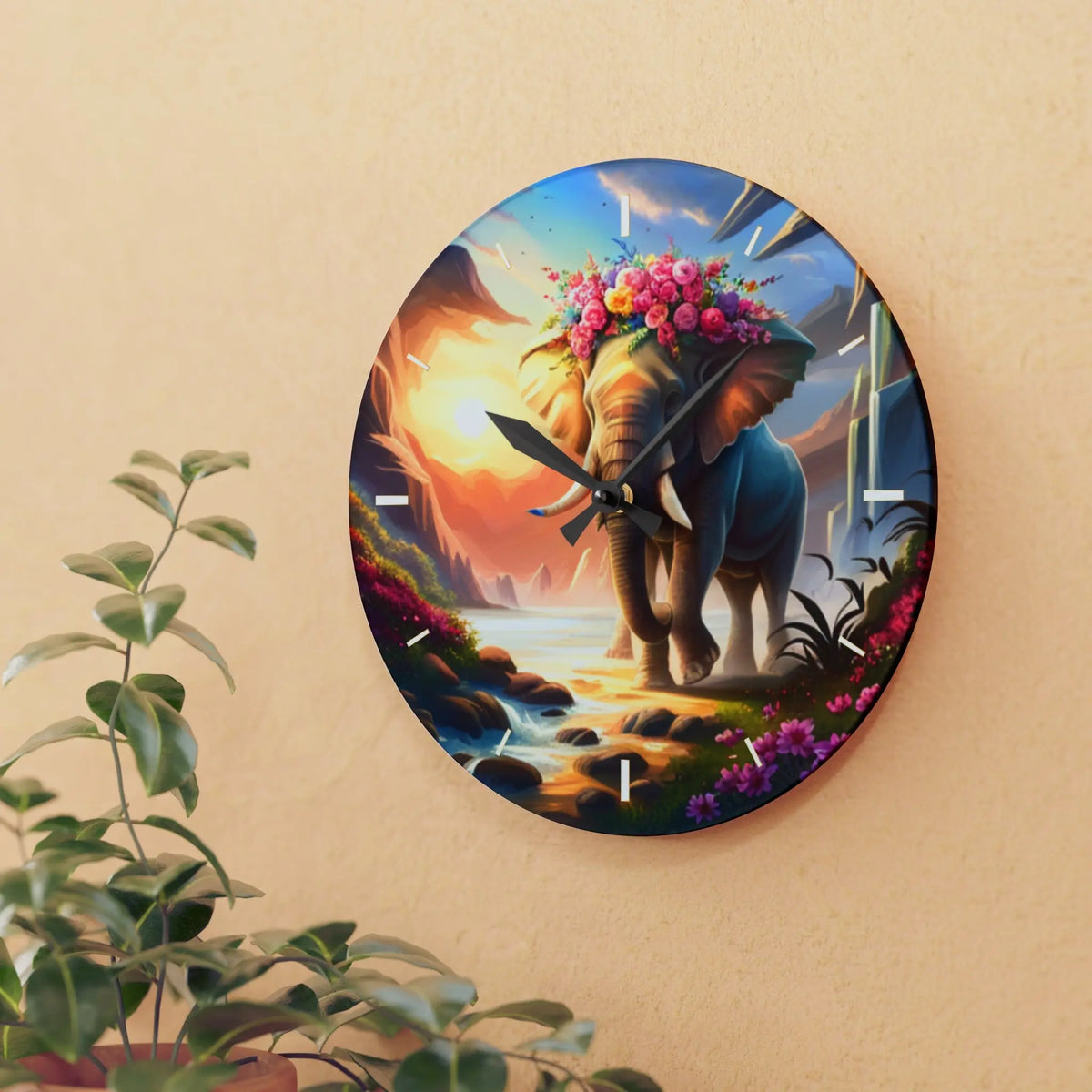 The Matriarch Maze Acrylic Wall Clock - Graphic Jaw