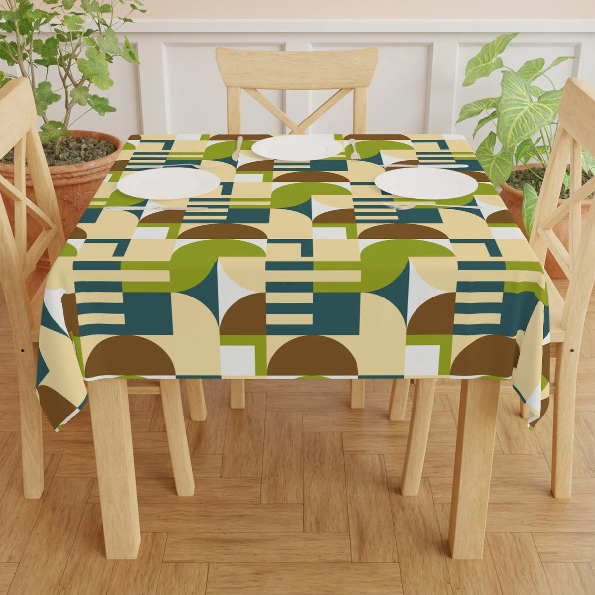 Mc'Euclids Avocado Tablecloth - Graphic Jaw