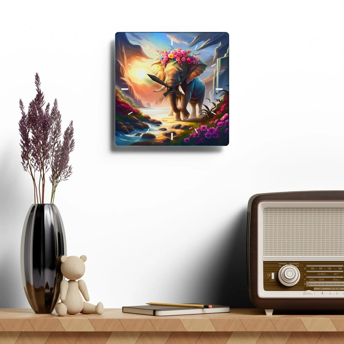 The Matriarch Maze Acrylic Wall Clock - Graphic Jaw