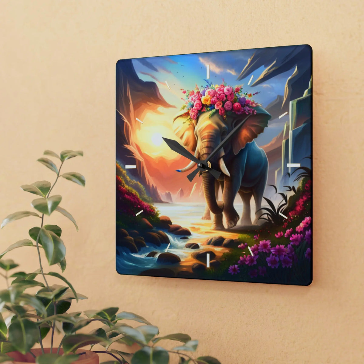 The Matriarch Maze Acrylic Wall Clock - Graphic Jaw