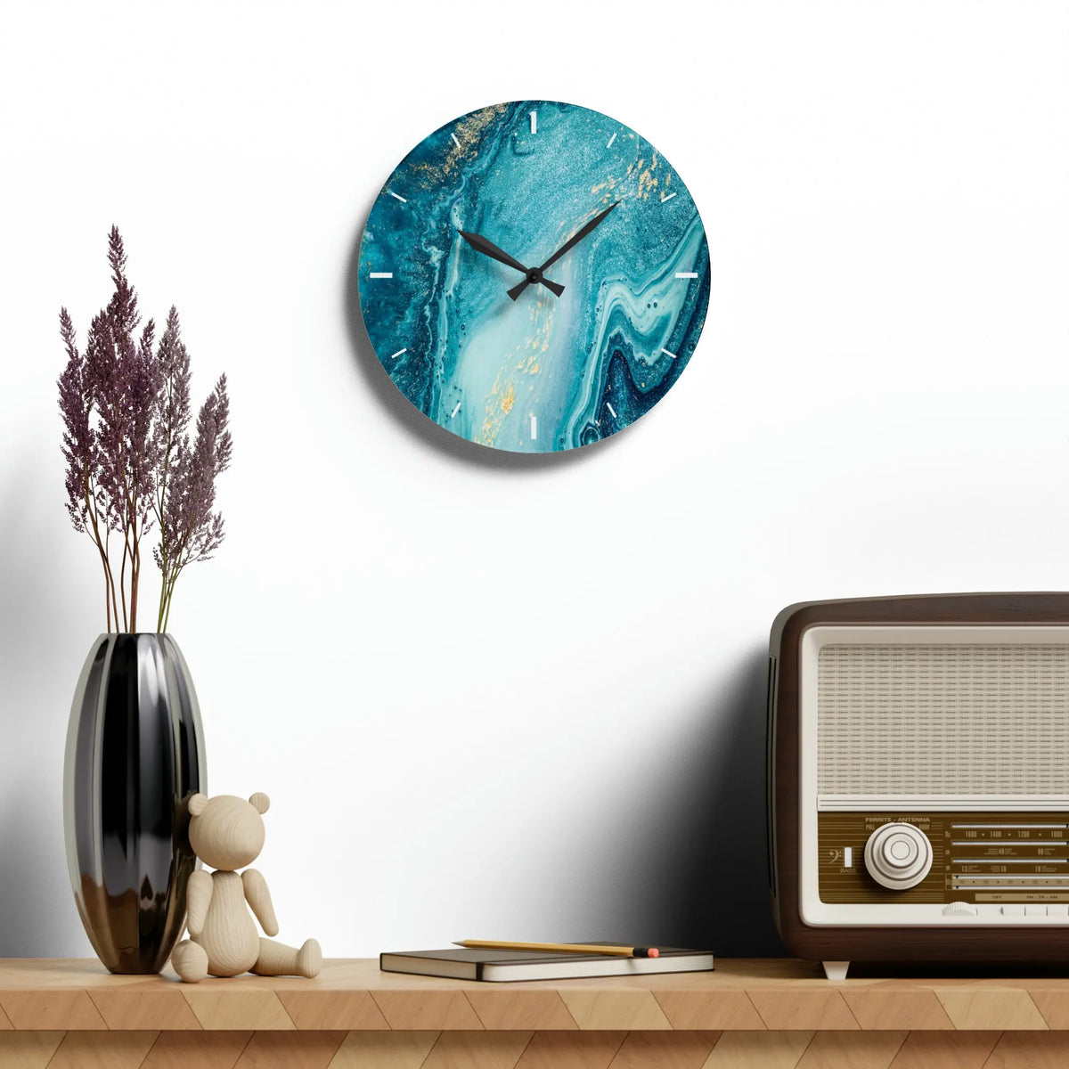 Ten Peak (Candide) Acrylic Wall Clock - Graphic Jaw