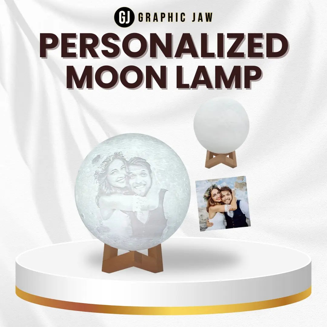 3D Printing Remote/Touch Control LED Moon Lamp