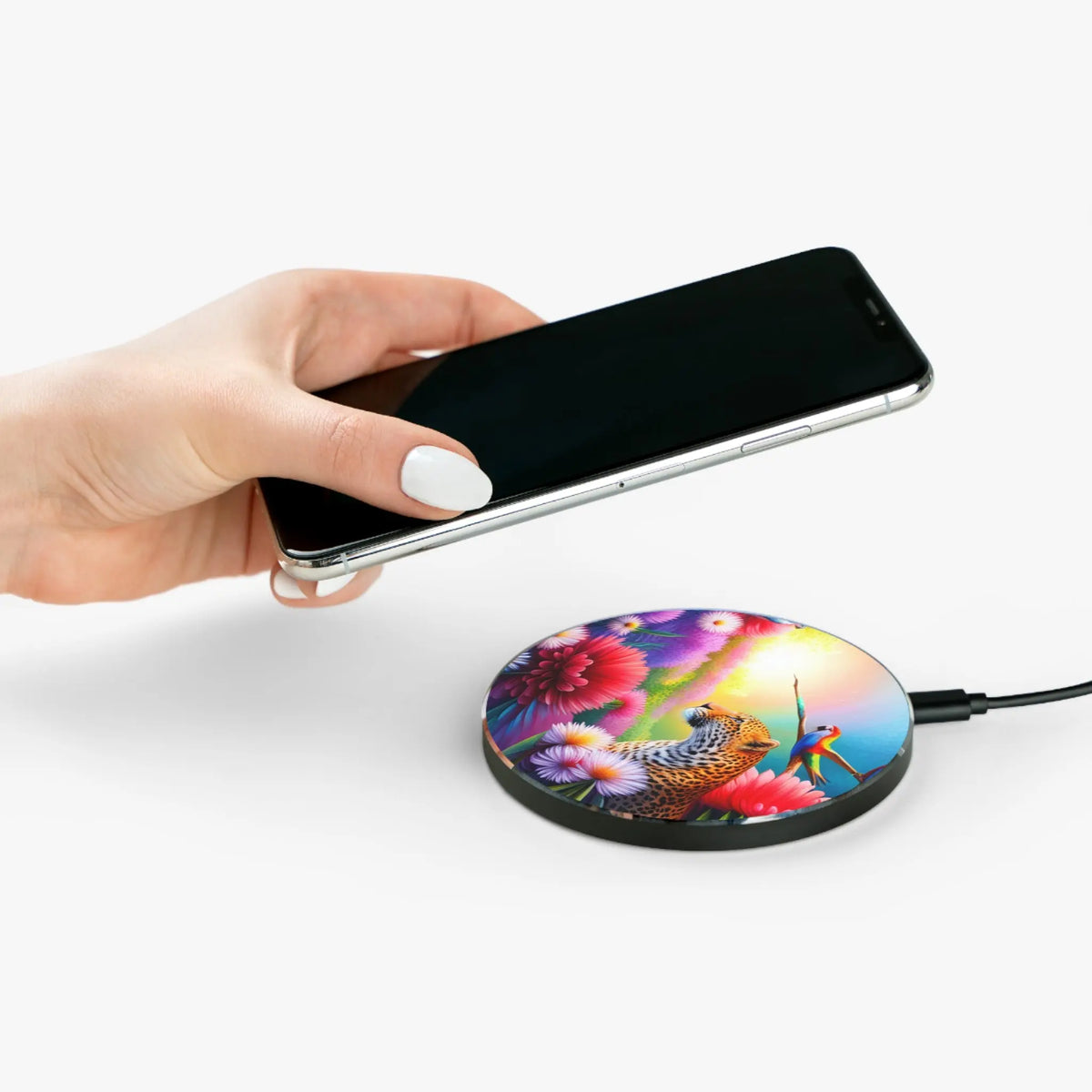 Leopard's Paradise Wireless Charger - Graphic Jaw