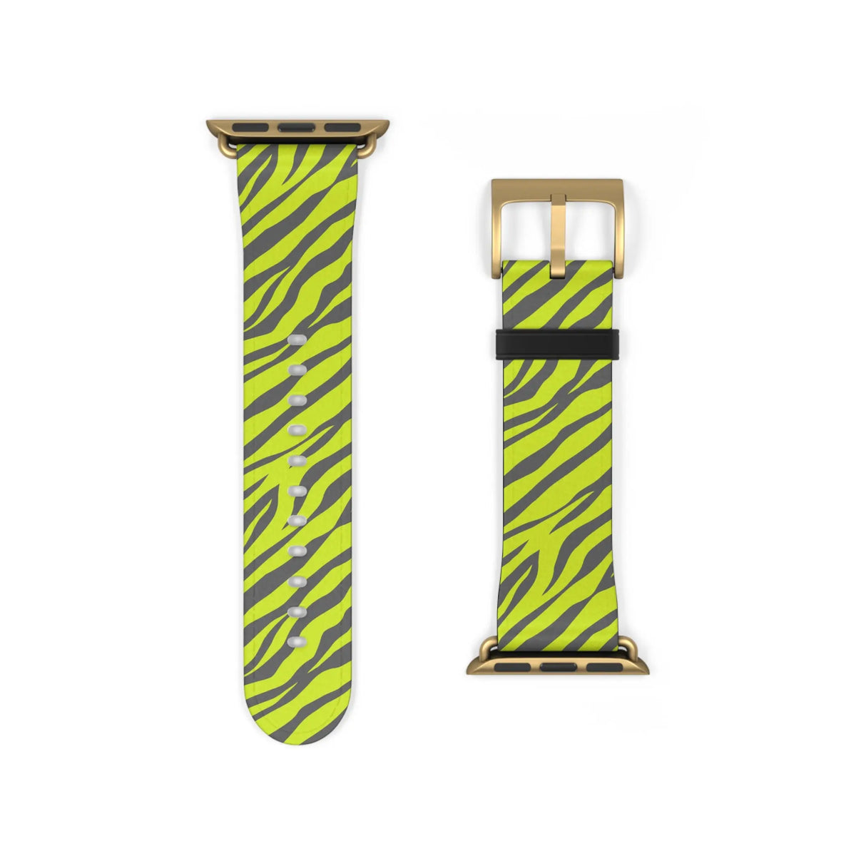 Chartreuse Tiger Watch Band - Graphic Jaw