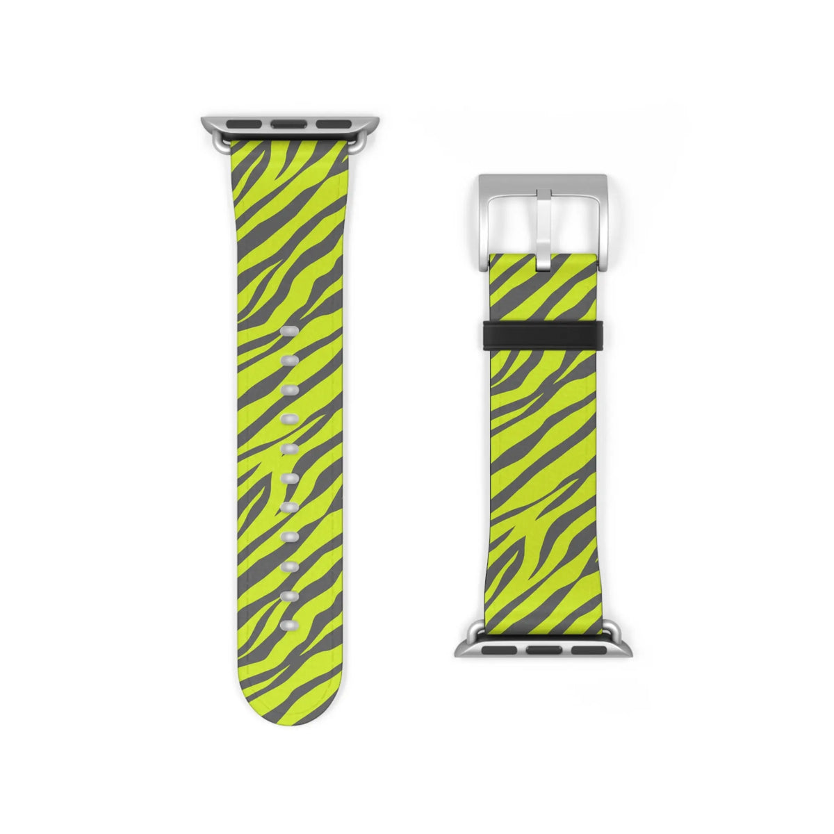 Chartreuse Tiger Watch Band - Graphic Jaw