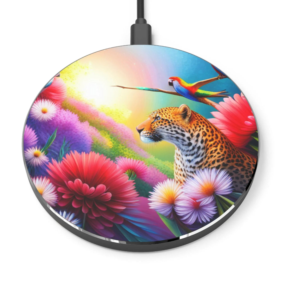 Leopard's Paradise Wireless Charger - Graphic Jaw