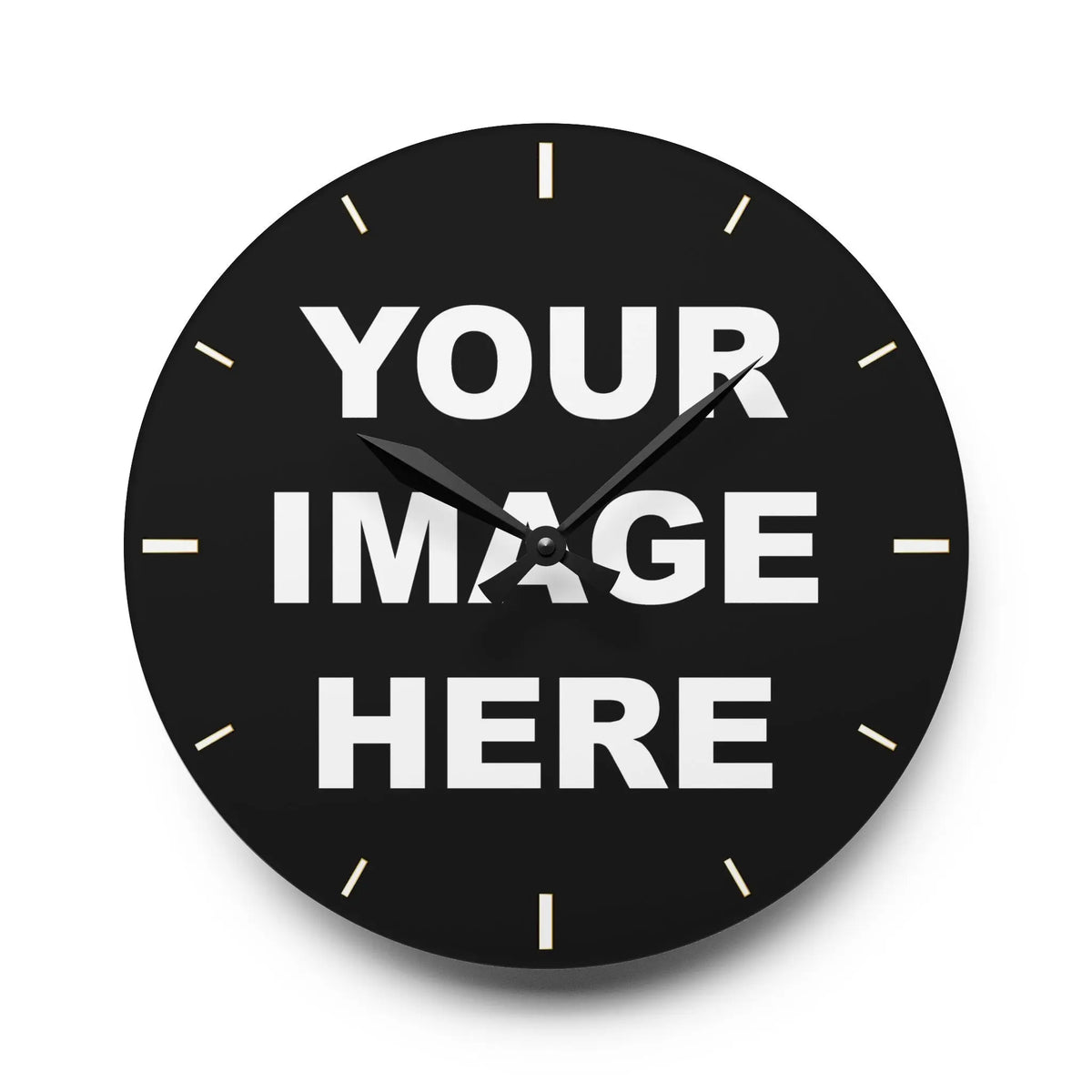 Personalized Acrylic Wall Clock - Graphic Jaw