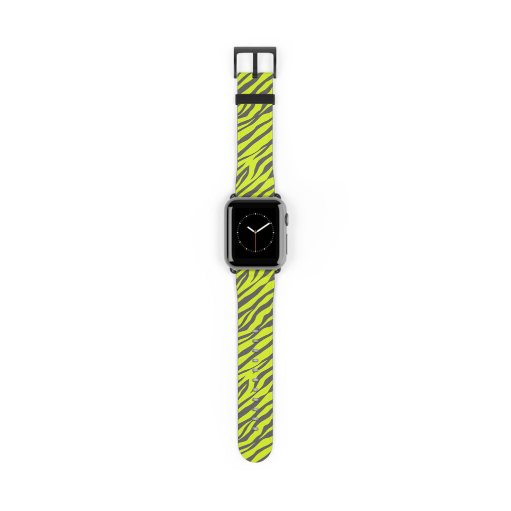 Chartreuse Tiger Watch Band