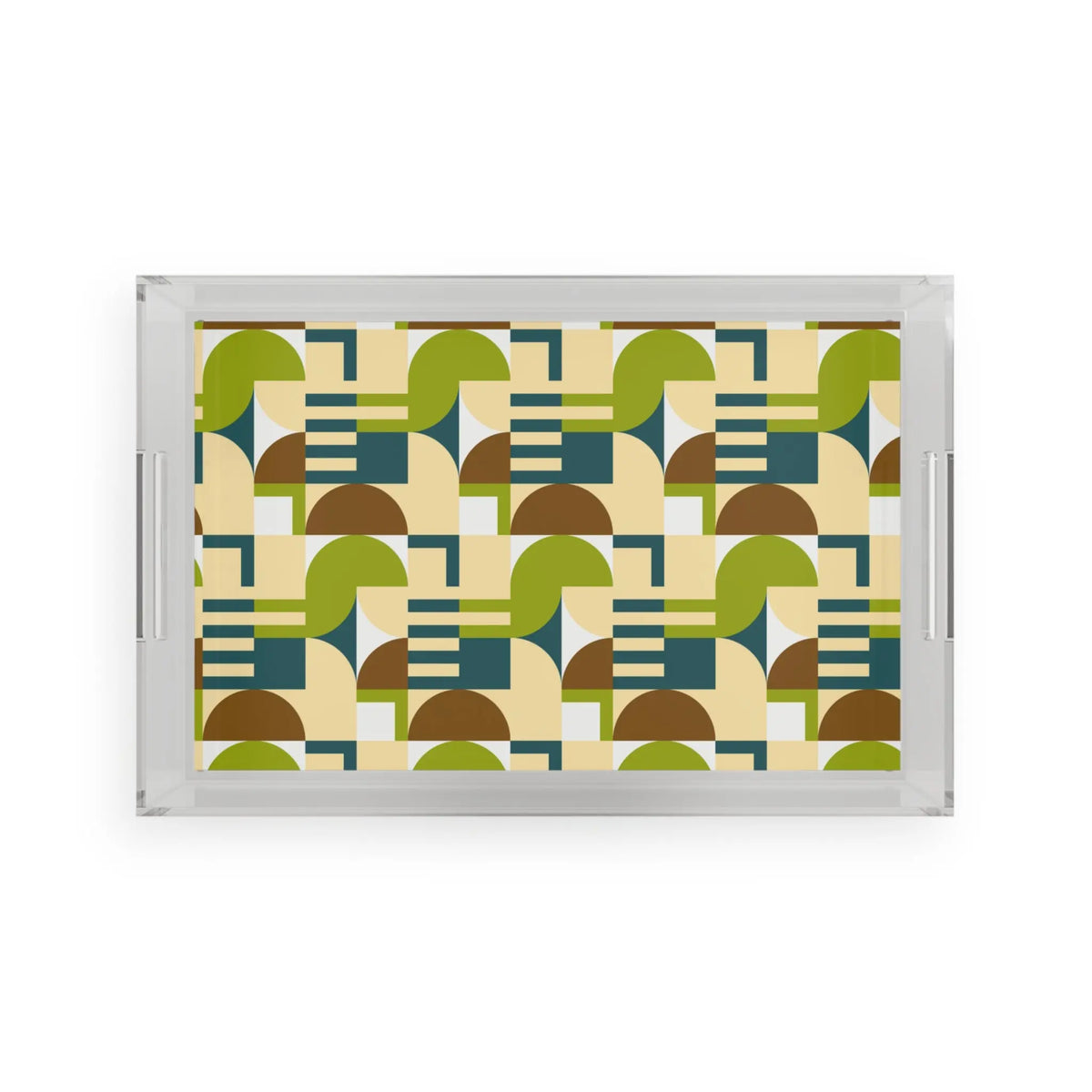 Mc'Euclid Avocado Acrylic Serving Tray - Graphic Jaw