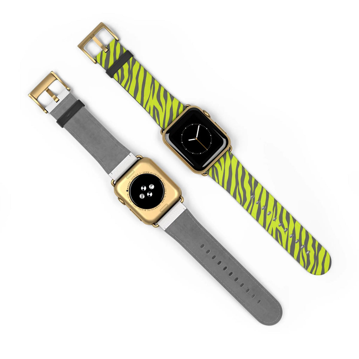 Chartreuse Tiger Watch Band - Graphic Jaw