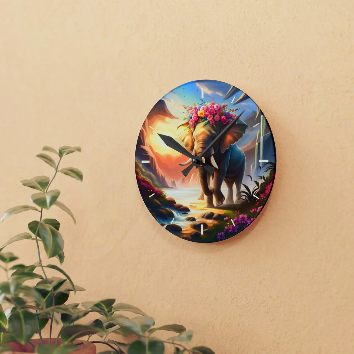 The Matriarch Maze Acrylic Wall Clock - Graphic Jaw
