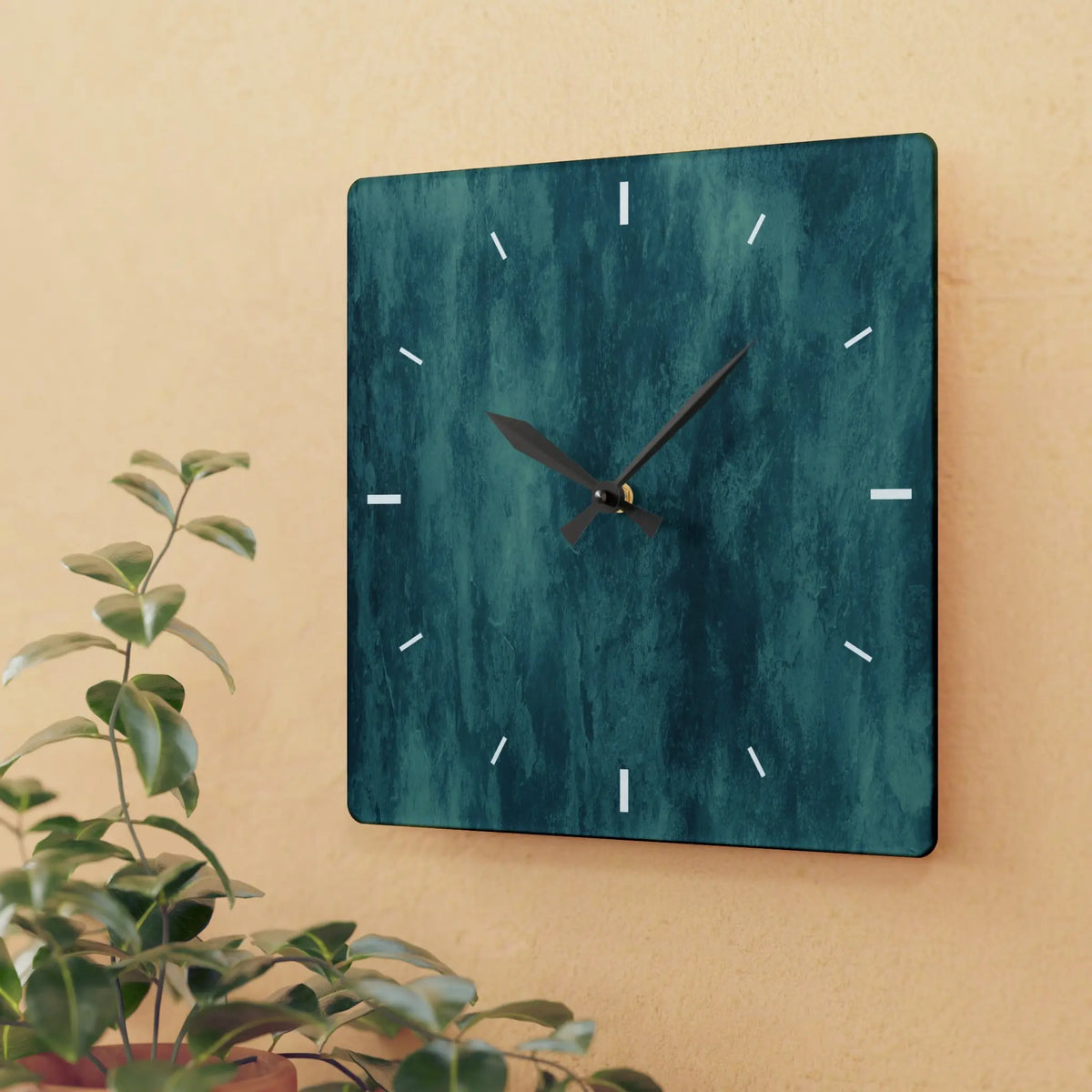 DyeLave Acrylic Wall Clock - Graphic Jaw