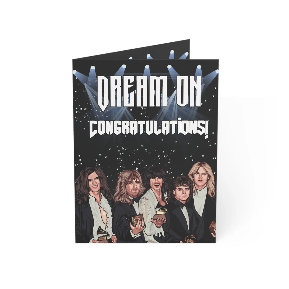 Aerosmith Dream On Congratulations Card