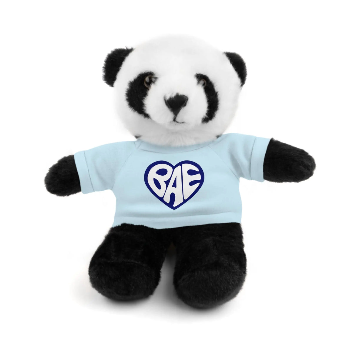 Cute BAE Stuffed Animal with T-Shirt - Ideal Intimate Gift Panda Wearing  A Blue T-shirt