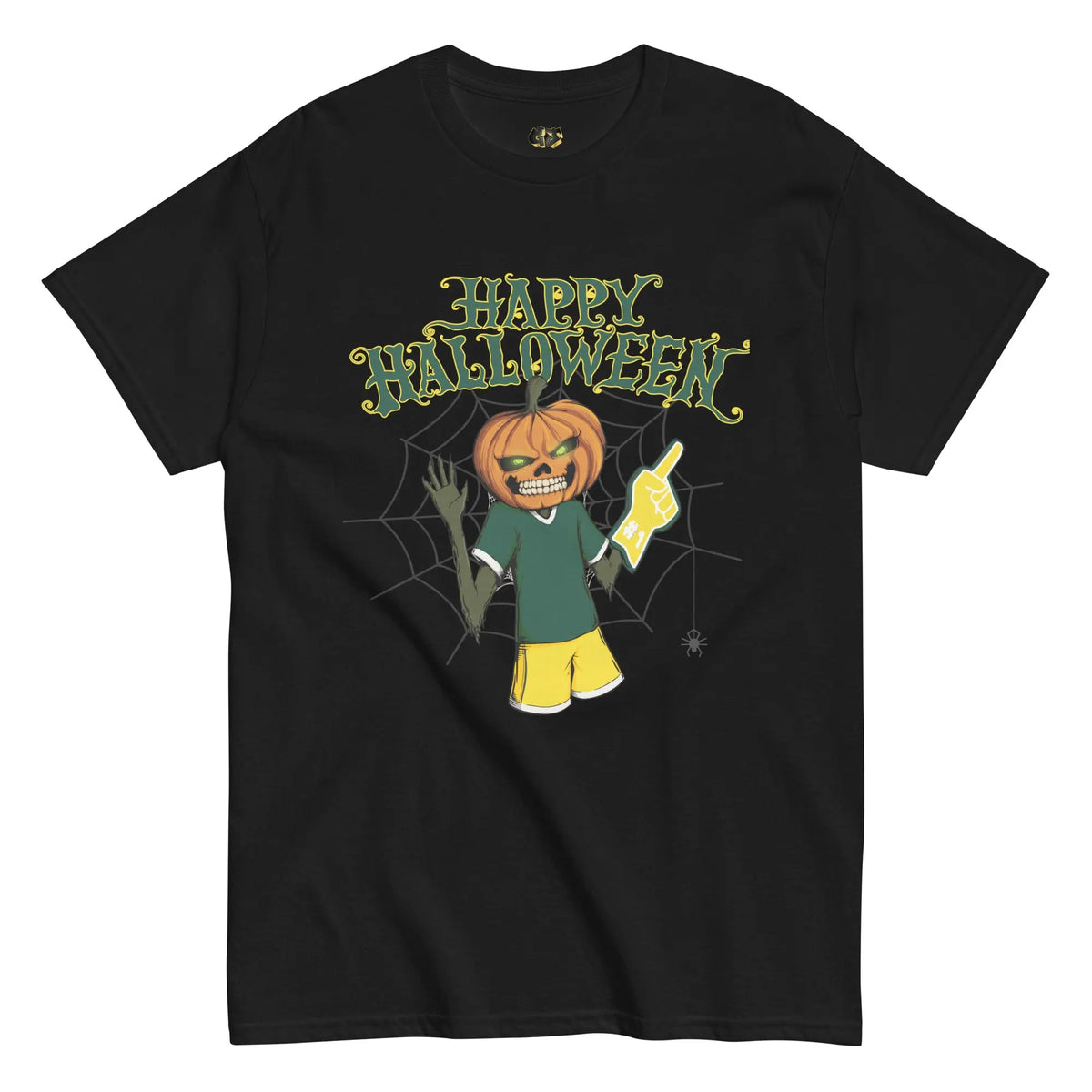 Halloween Pumpkin Oregon Black T-shirt