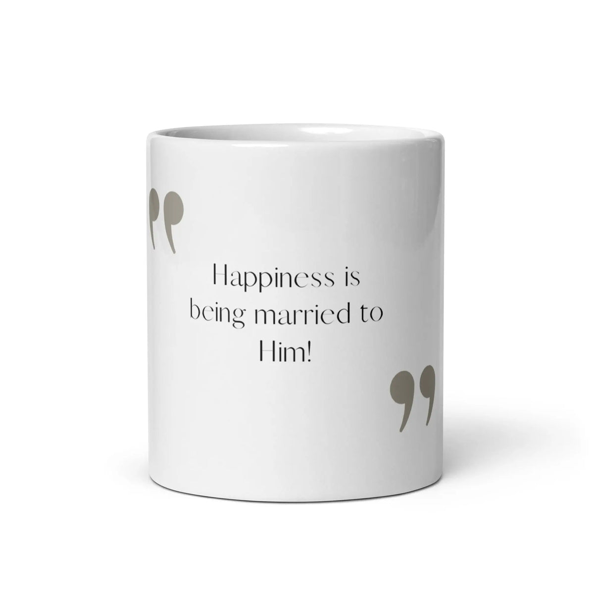 Happiness Is Being Married To Him | Couple's Glossy Mug