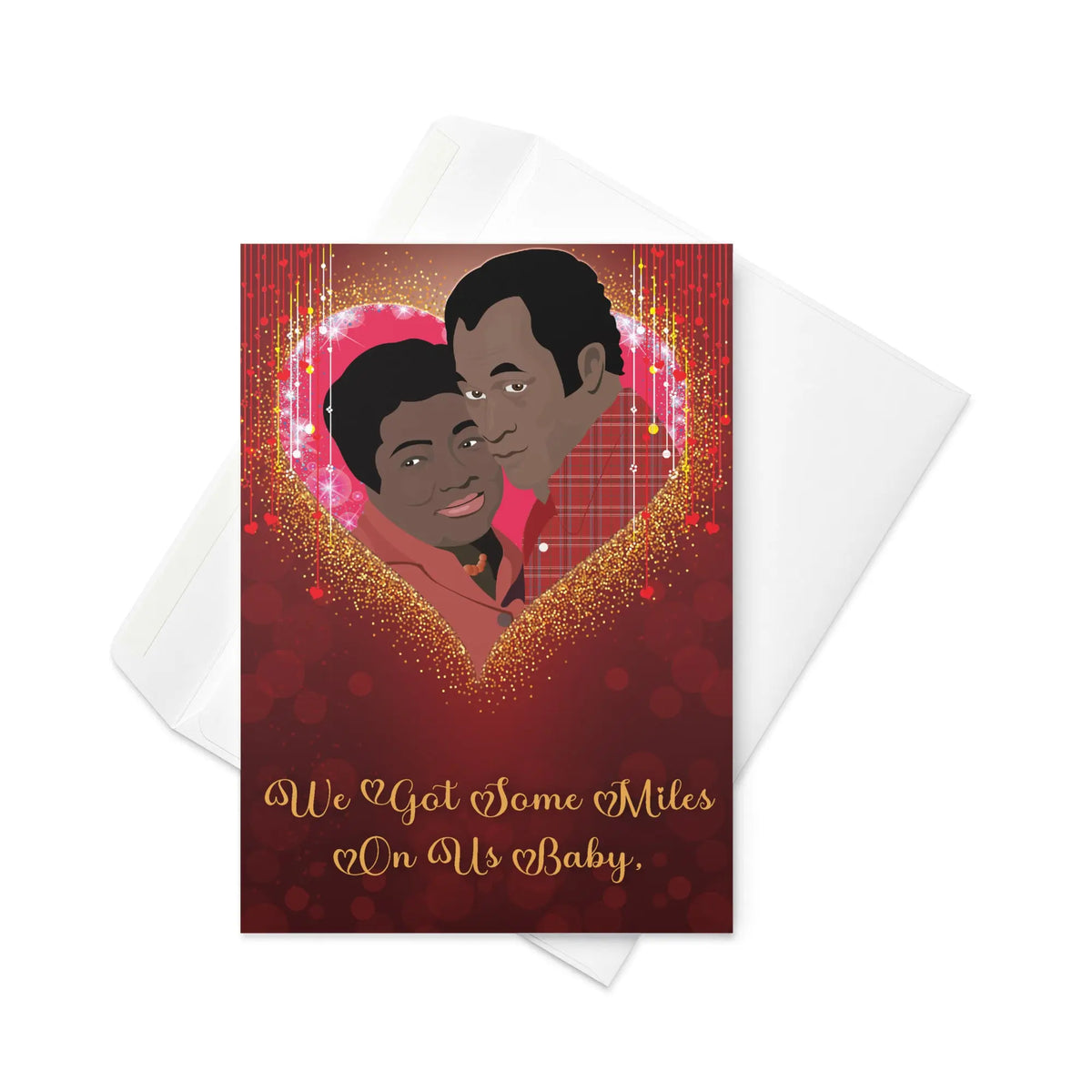 James and Florida Evans "Good Times" Valentine's Day | I Love You Card