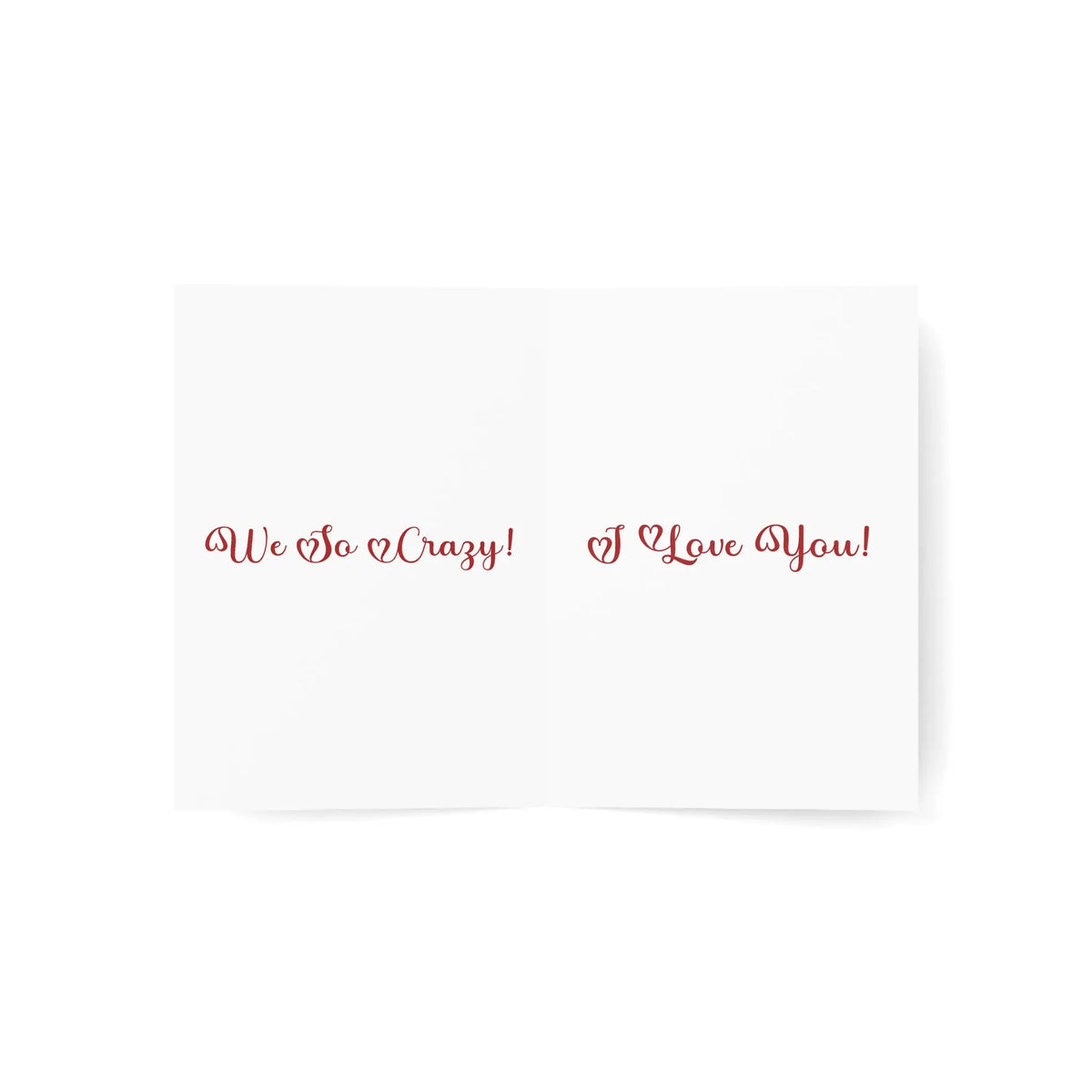 Martin Payne and Gina Waters | I Love You Card