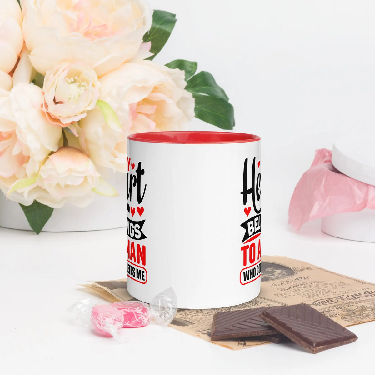 My Heart Belongs To A Man Who Completes Me | Intimates Glossy Mug