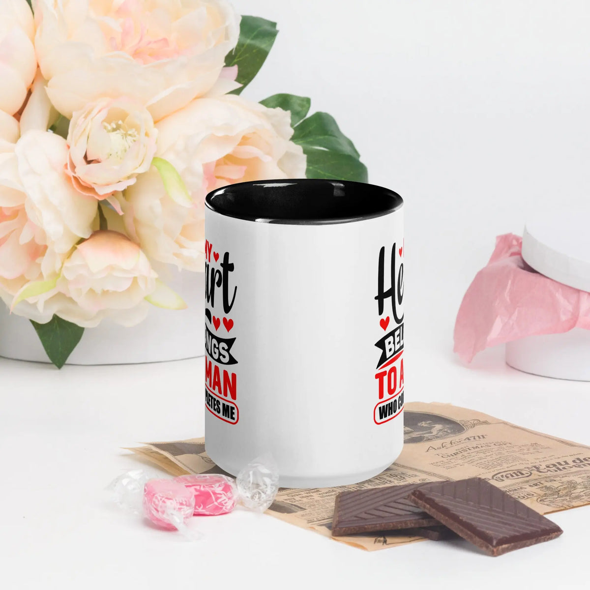 My Heart Belongs To A Man Who Completes Me | Intimates Glossy Mug