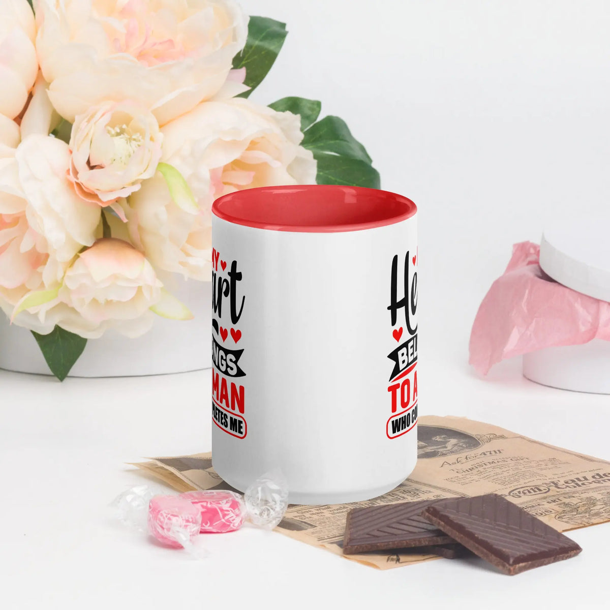 My Heart Belongs To A Man Who Completes Me | Intimates Glossy Mug