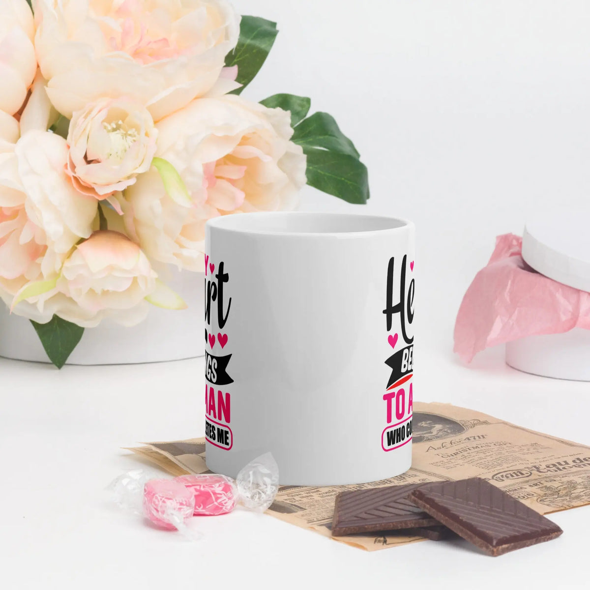 My Heart Belongs To A Man Who Completes Me | Intimates Glossy Mug