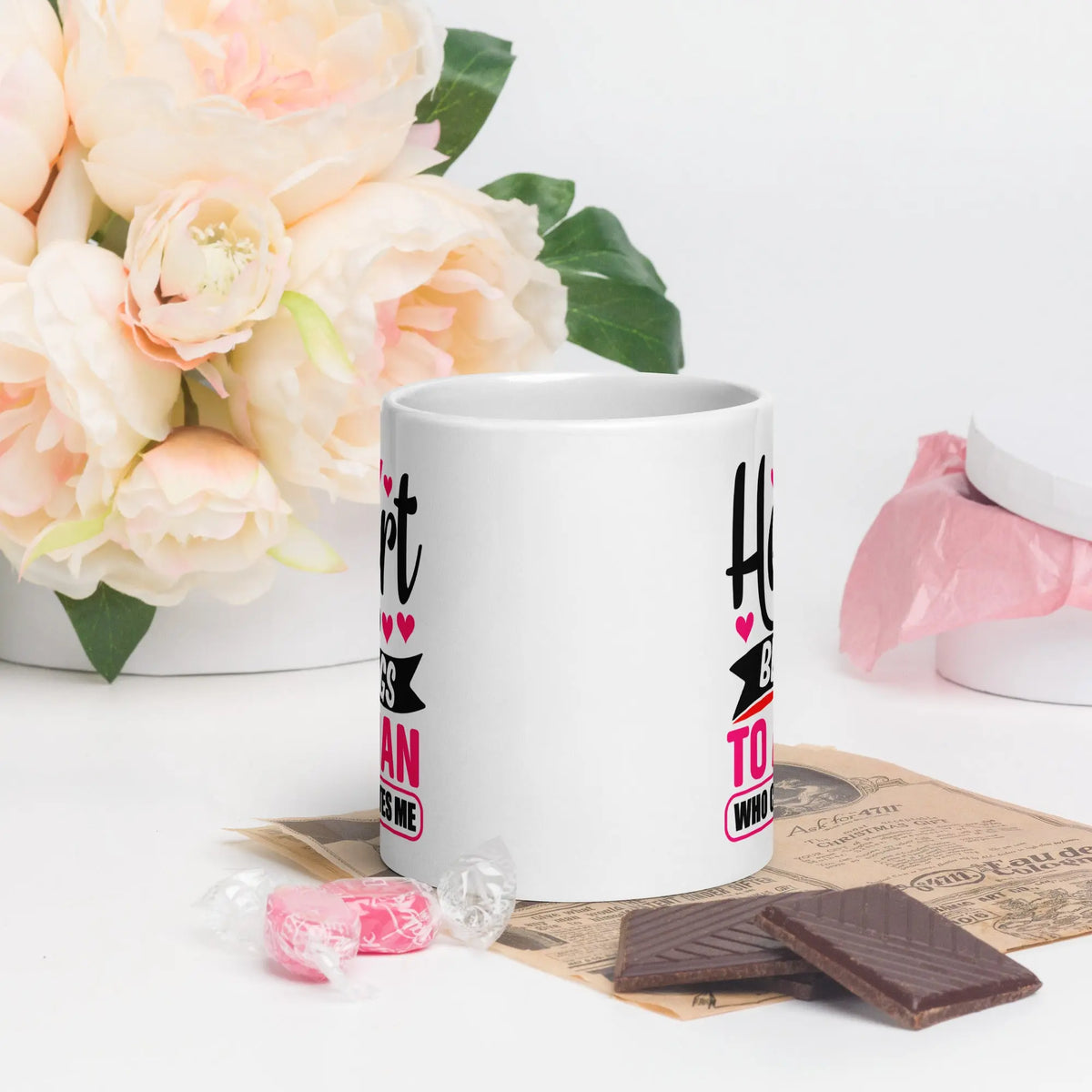 My Heart Belongs To A Man Who Completes Me | Intimates Glossy Mug