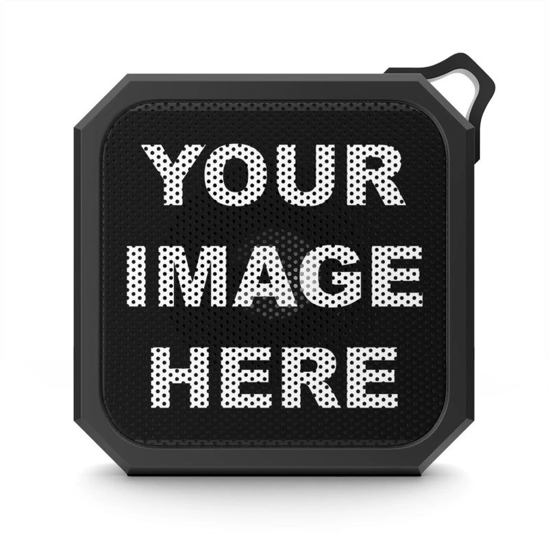 Durable waterproof Bluetooth speaker with custom design for gifts and events.