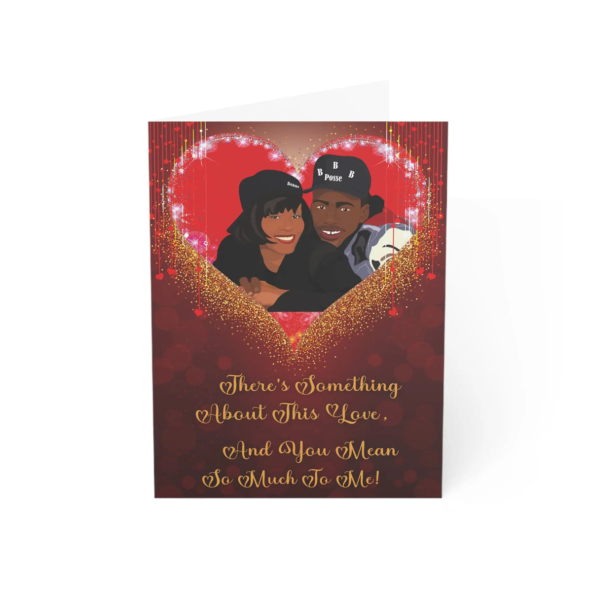 Whitney Houston & Bobby Brown Valentine's Day | I Love you Card