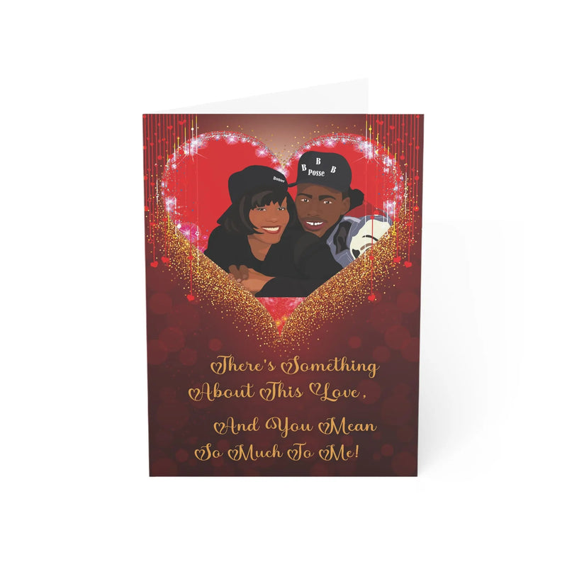 Whitney Houston & Bobby Brown Valentine's Day | I Love you card