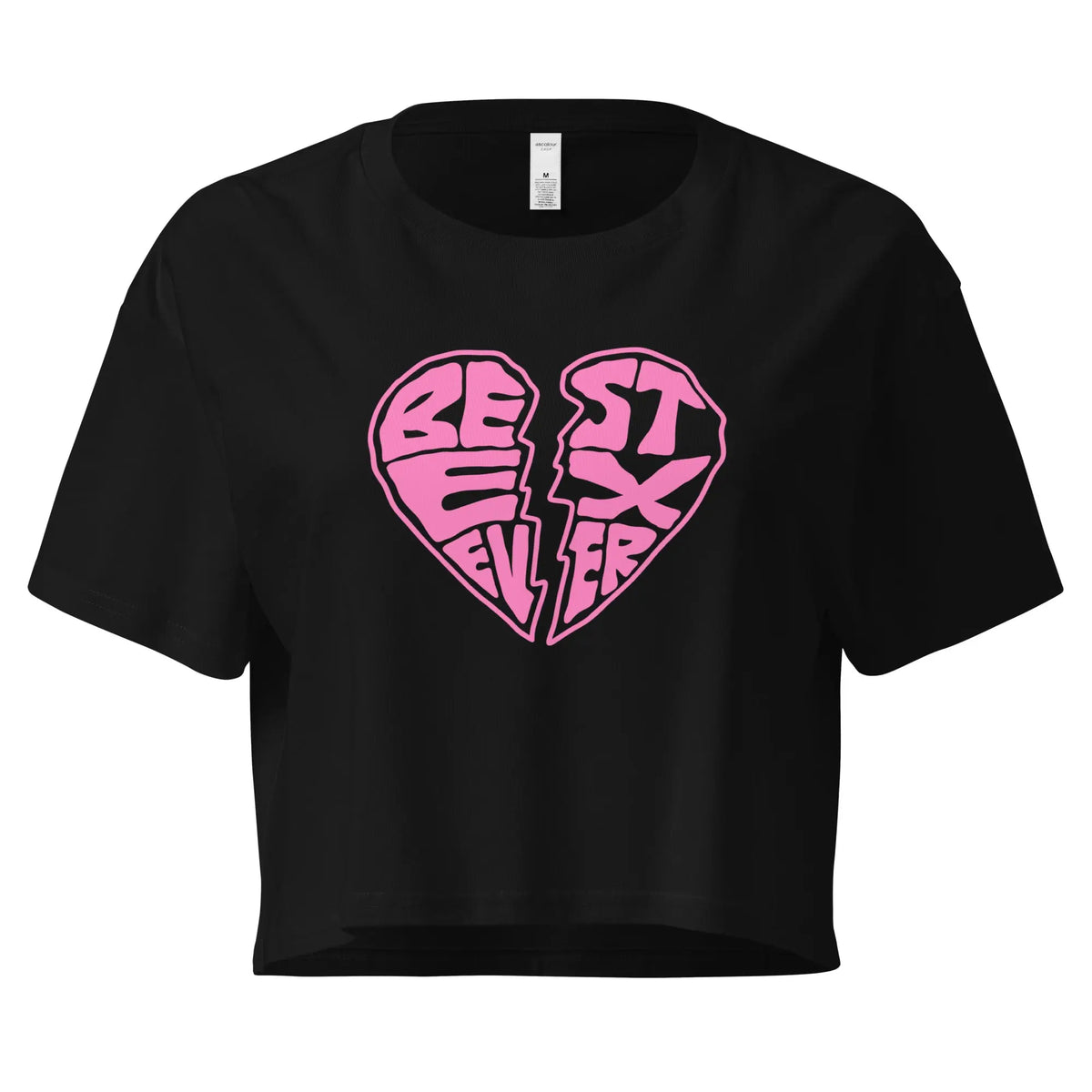 Women’s Best Ex Ever Crop Top Black