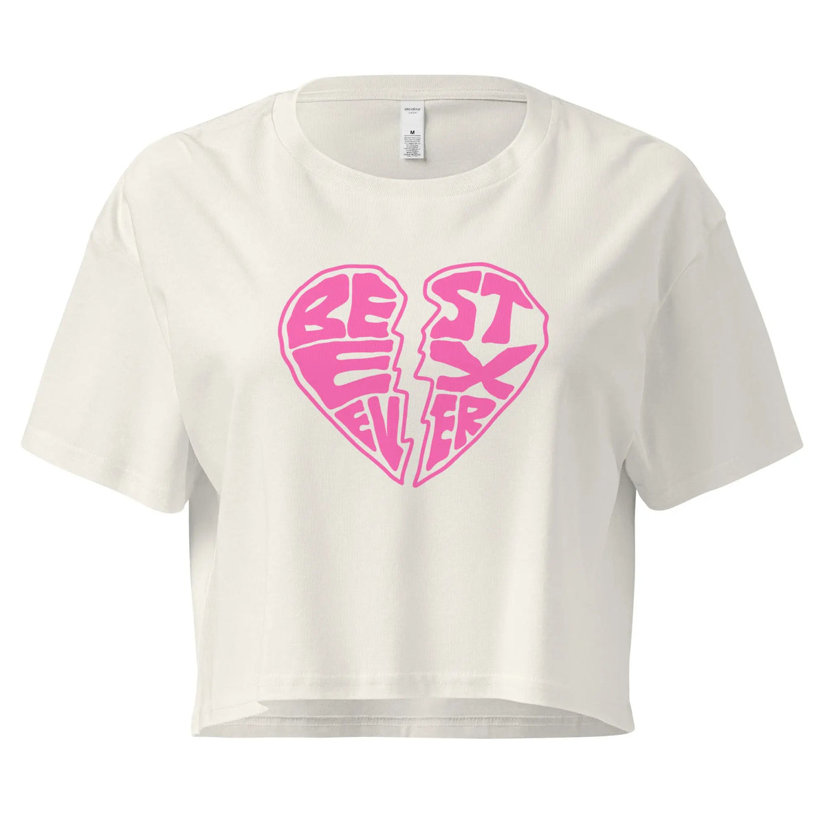 Women’s Best Ex Ever Crop Top Ecru