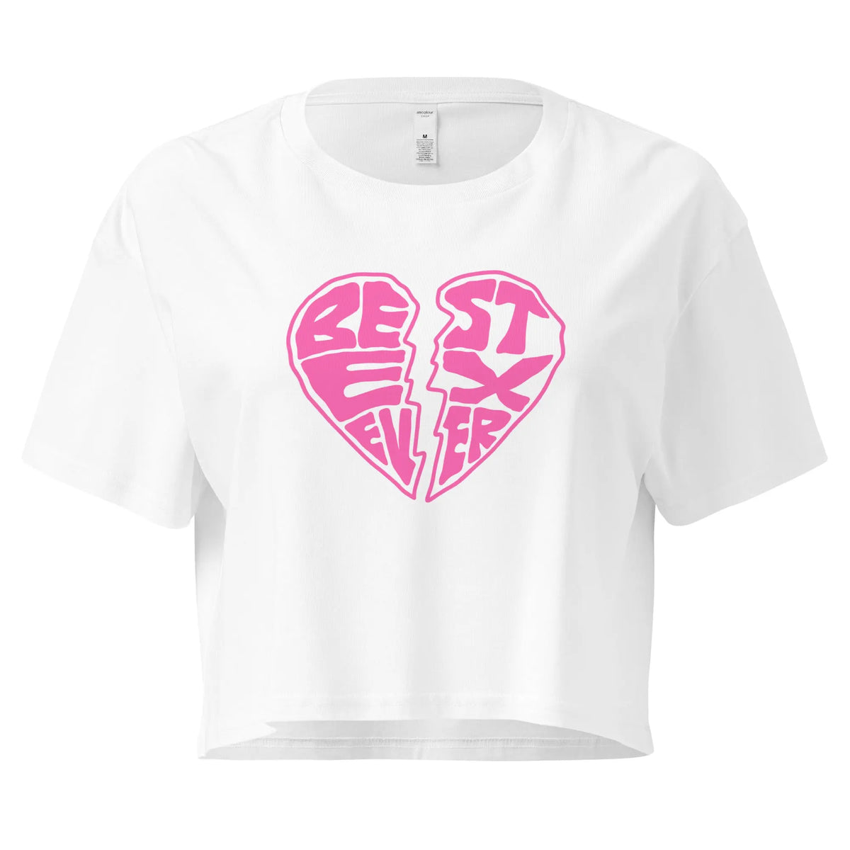 Women’s Best Ex Ever Crop Top White