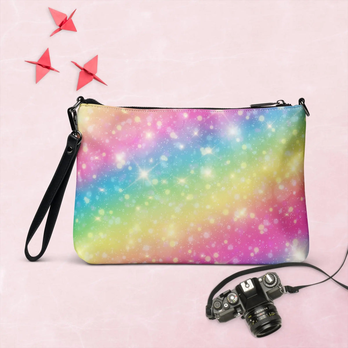 Rainbow Sparkle Crossbody bag - Graphic Jaw