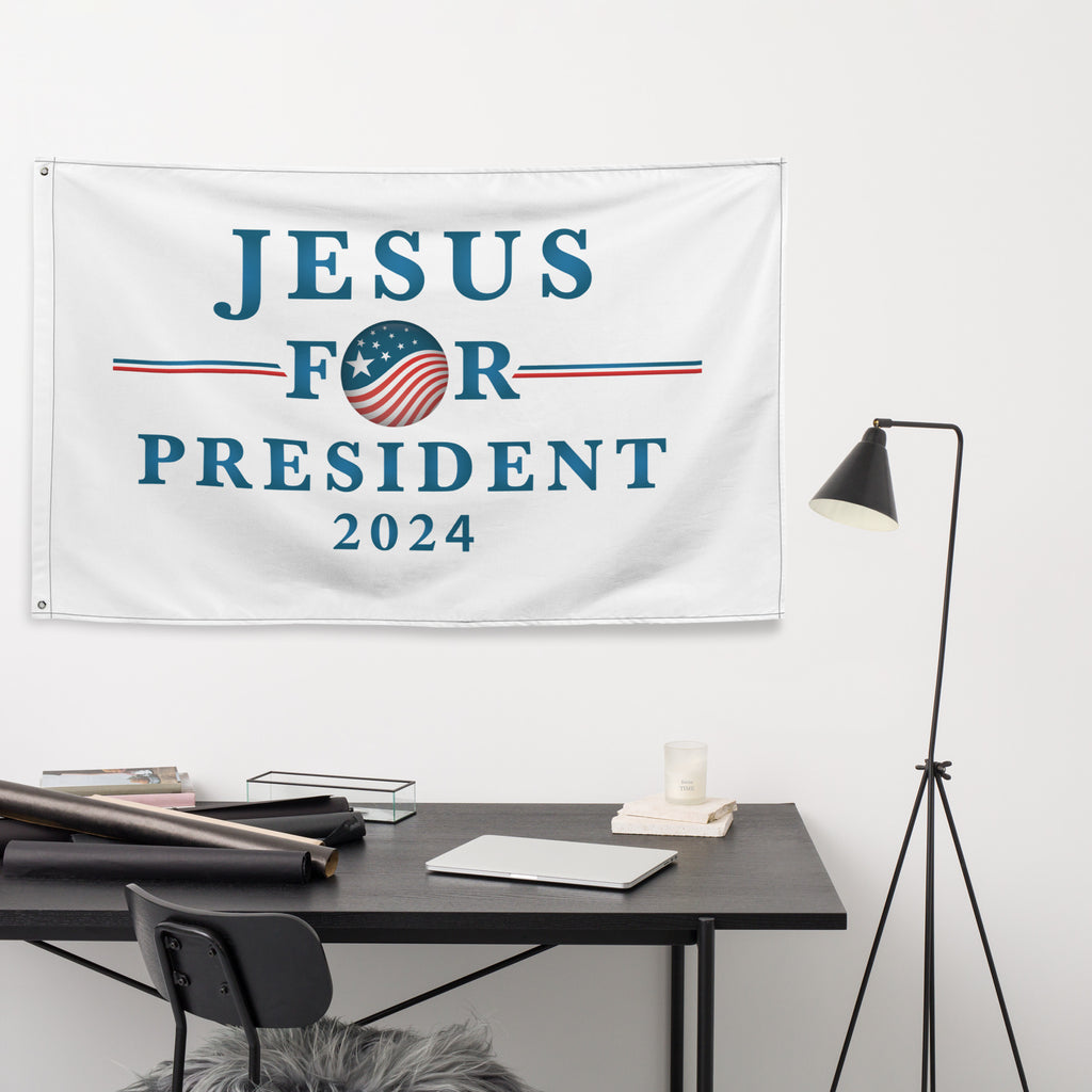 Jesus for President 2024 Flag