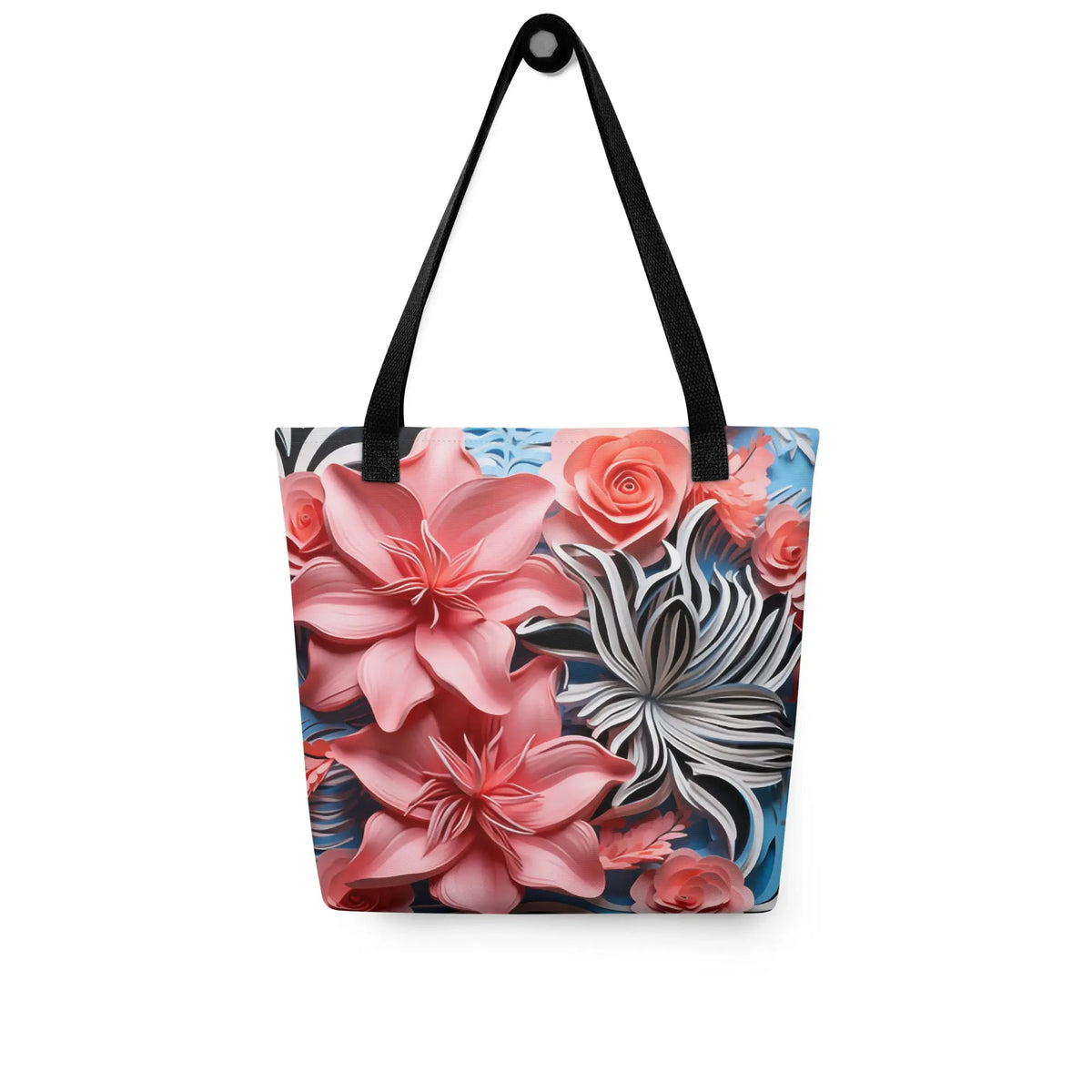 Floral Zebra Tote bag - Graphic Jaw
