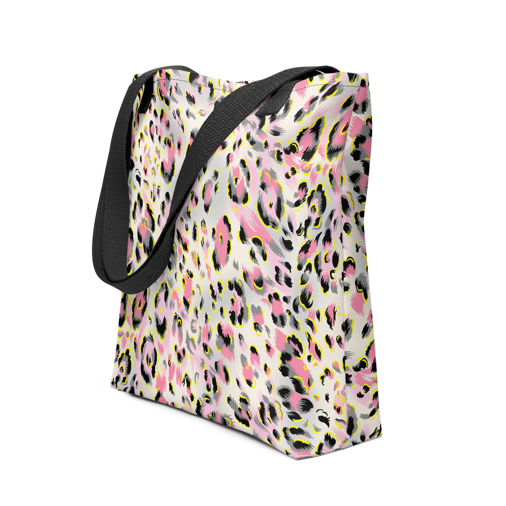 Neon Leopard Tote bag