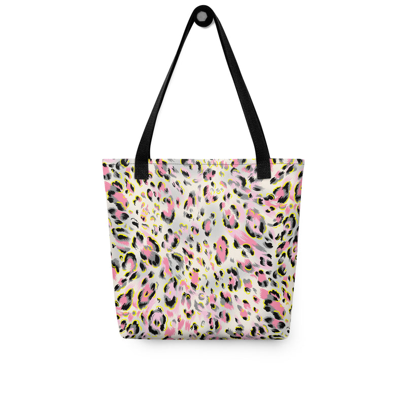 Neon Leopard Tote bag