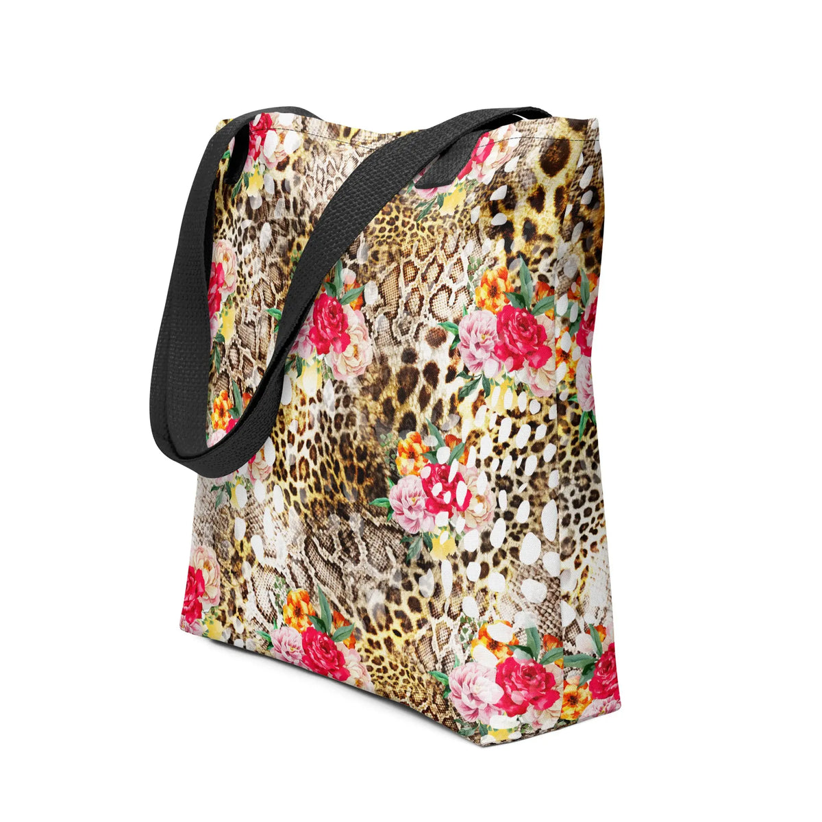 Leopard Rose Tote bag - Graphic Jaw