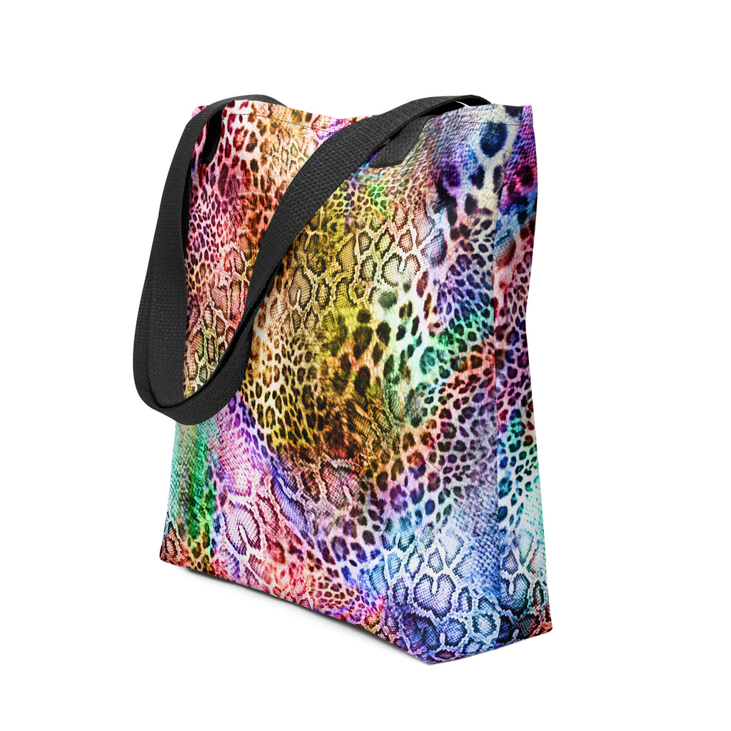 Leopard Rainbow Tote bag