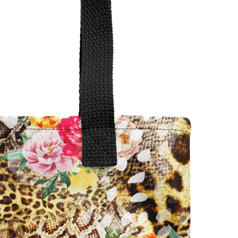 Leopard Rose Tote bag - Graphic Jaw