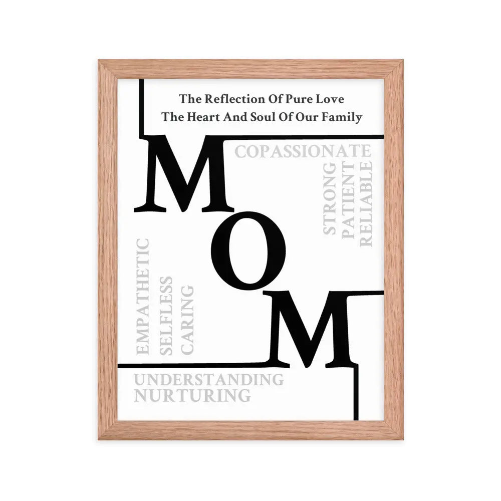 Mom Sentiments Framed poster