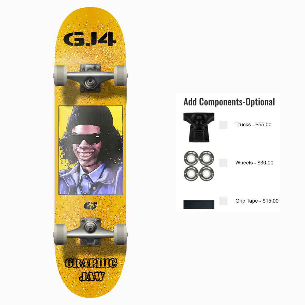 MC-Gusto GJ4 Graphic Jaw Skateboard 