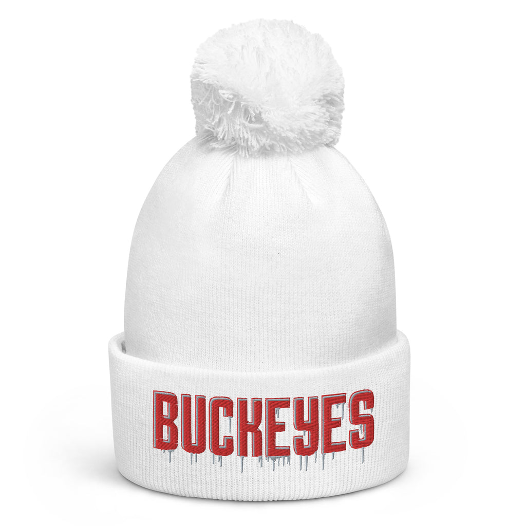 Ohio State Buckeyes Pom Pom Beanie 