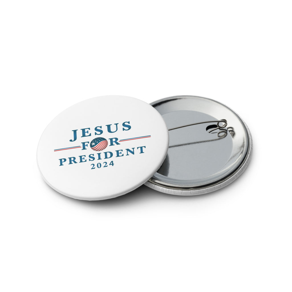 Jesus for President 2024 Pin Buttons